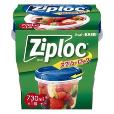 Ziploc 密保諾 圓形旋轉蓋冰箱收納盒 730ml, 1個, 1件