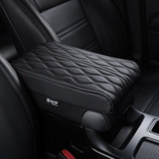 MAYTON 車用扶手高級中控台記憶棉坐墊, 黑色, 1個