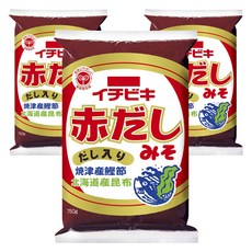 ICHIBIKI 一引 鰹魚昆布紅味噌醬, 3個, 750g