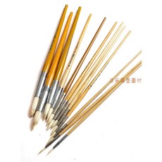 百晟白豬鬃油畫筆R12#(圓) 美術用品 繪畫工具