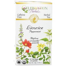 CELEBRATION Herbals 甘草薄荷茶茶包, 24件, 1.2g