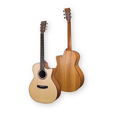 飛翔羽翼樂器行 Neowood #SGAZC 木吉他 (雲杉面單板/斑馬木側背板/面單/40吋/GA桶), SGAZC, 1個