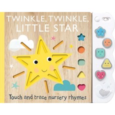 (英文圖書)Touch and Trace Nursery Rhymes: Twinkle Twinkle Little Star with 5-Buttton Li... Board Books, Silver Dolphin Books, 英文, 硬頁書