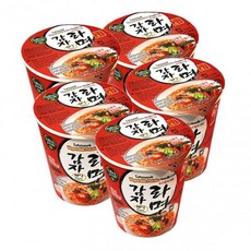 식물성 채식라면 우리밀 감자라면 컵(컵라면) 73g x 5개 비건(Vegan)