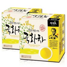 쌍계 쌍계명차 김동곤 명인이 만든 국화차 40+40T 꽃잎차, 500mg, 40개입, 2개