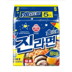 OTTOGI 不倒翁 金拉麵 原味 120g, 5包