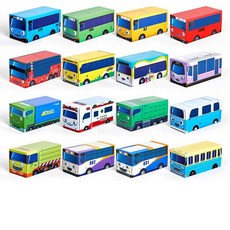 꼬마버스타요 타요 멀티플레이 종이블럭20pcs 국내제작, 20개입, 1개