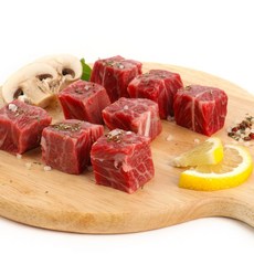 프리미엄 부채살 큐브 스테이크 2kg(200gX10팩)
