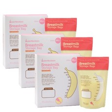 퍼펙션 바나나 변온 모유저장팩 200ml 30매, 3개