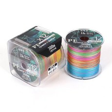 SUNFINE 五色 12股 釣線 300m, 混合色