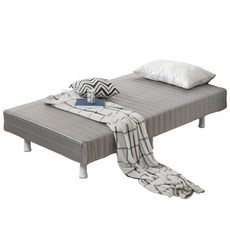 가이온 스너그 단면매트리스 침대 다리포함, 그레이