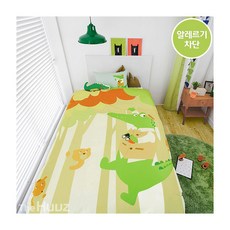 親膚被枕套組 小小獵人款, 綠色, 白色