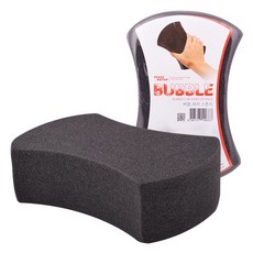 피스모터 버블 세차 스폰지, 1개, 블랙