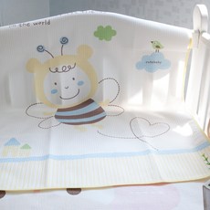 Dalpong 蜜蜂迷你防水墊, 黃色