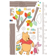 현대시트 푸우 캐릭터의 키재기 스티커 DS58369, 혼합 색상