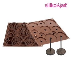 silikomart 矽膠巧克力模具 3D 蛋, 1組