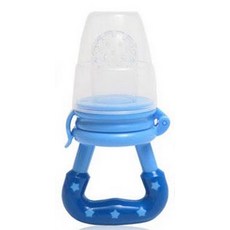 베베앤맘 실리콘 과즙망, 블루, 1개