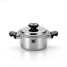EDWARD KWON 5層不鏽鋼雙耳湯鍋, 18cm, 雙耳湯鍋