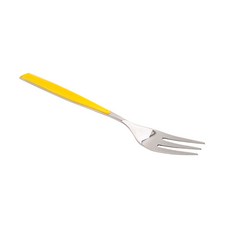 CASA BUGATTI 布加迪文法蛋糕叉, 黃色, 1 個