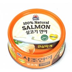 사조 담백한 살코기연어 안심따개, 135g, 3개