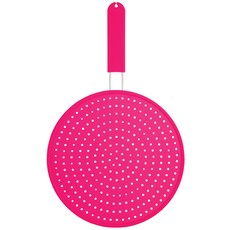 KitchenCraft 矽膠防油鍋蓋 2入組, 粉色的, 1個