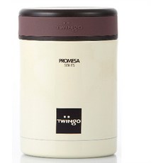 트윙고 프로메사 보온죽통, 크림화이트, 400ml, 1개