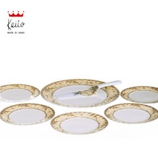 Keito 大理石自助餐盤, 白色, 7個