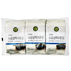 [초록마을] 소금살짝구운김, 3g, 6개