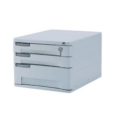 개인서류함 KEY, GRAY, 3단