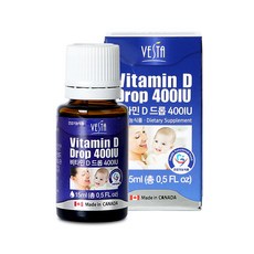[베스타] 비타민D 드롭 400IU, 15ml, 1개