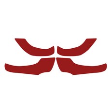 REX.D 絲絨門套-起亞Soul-紅, 1個