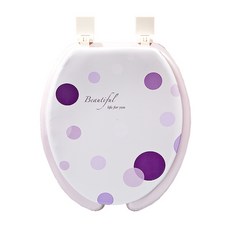 圓點馬桶坐墊, U型, 1個