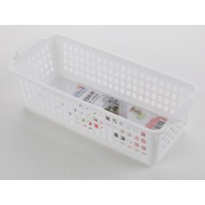 직사각 바스켓 1호 화이트, 1개