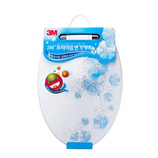 프리미엄 변기커버, 블루, 1개