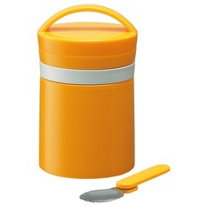 스케이터 조이칼라 스텐 보온죽통 도시락, 오렌지, 300ml, 1개