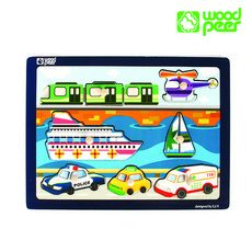 手拼圖交通, 7片, 1套