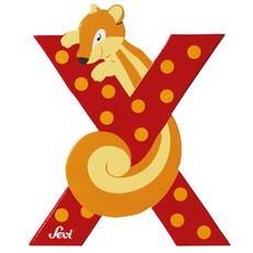 세비 원목동물 알파벳, 다람쥐, 1개