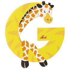 세비 원목동물 알파벳, 기린, 1개