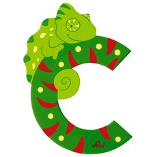 세비 원목동물 알파벳, 이구아나, 1개