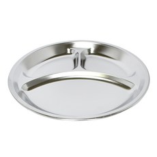 不鏽鋼圓形餐盤