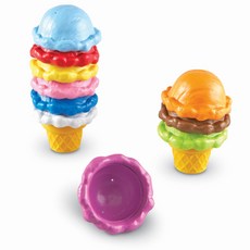 Learning Resources 冰淇淋疊疊樂, 冰淇淋玩具, 混色