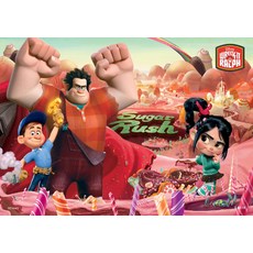 토이앤퍼즐 유아동 판퍼즐 주먹왕 랄프 슈가러시, 1개, 80피스