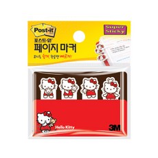 3M 슈퍼스티키 페이지마커 헬로키티 670-4KR, 3개