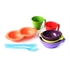 유이앤루이 키즈유아식기 8종세트, 8종, 1개