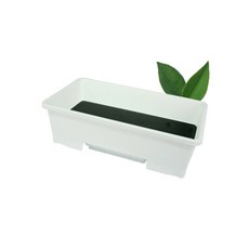 채소밭오가닉화분(화이트), 화이트, 1개