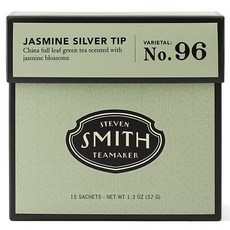 STEVEN SMITH TEAMAKER 茉莉花銀針茶包 15入, 2.5g, 15包, 1盒