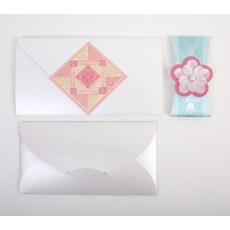 Eun Eun Art優質禮金信封, 粉紅色的花