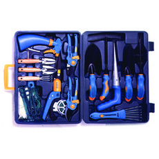 TOOLSPIA 園藝工具 綠色 18件組, 1組