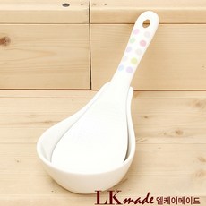 LKmade Pastel Dot 瓷鏟和碟子套組 2P, 2個