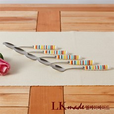 LKmade 彩色線條湯匙組, 5個